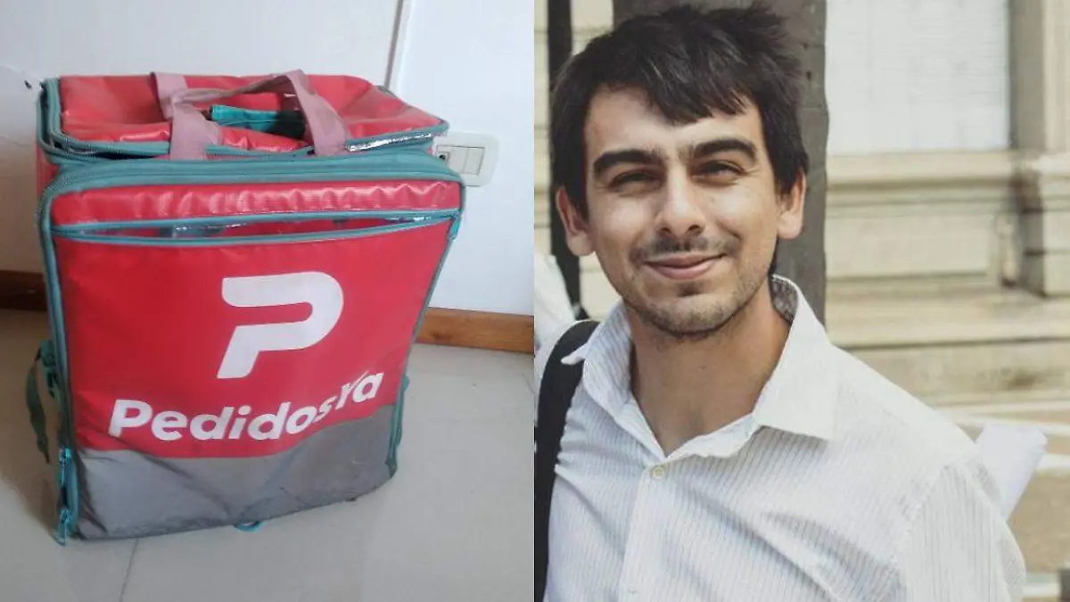 Joven logra graduarse como arquitecto tras empleo como repartidor